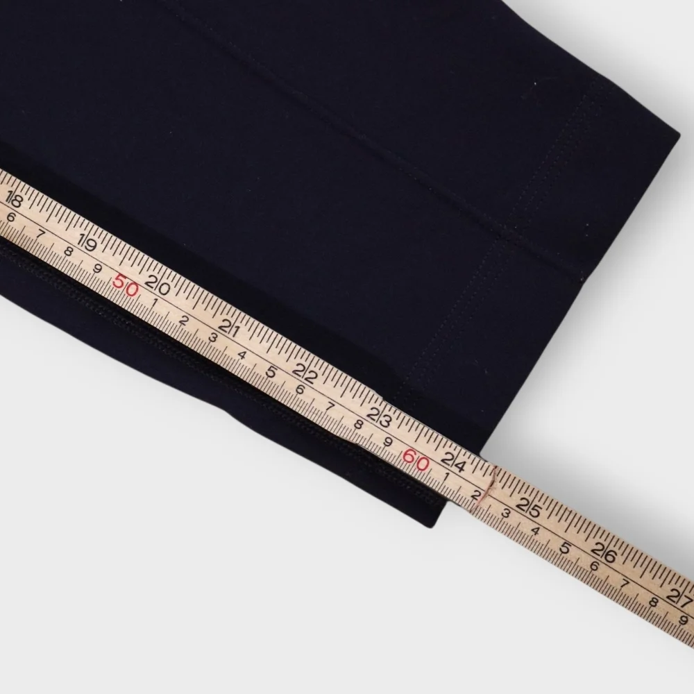 Rare Lululemon Exquisite Trouser CropShine Dot Black Grape W6E22S Wm Sz 8 2014 - Picture 10 of 11